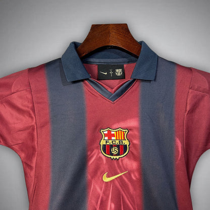 2000/01 FC Barcelona Retro x Cactus Jack Limited Edition Kids Size Home Kit