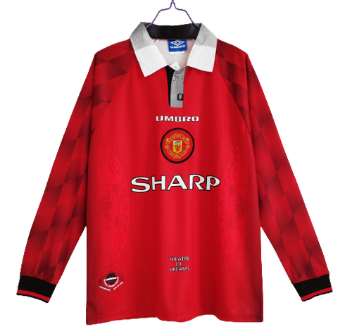 MANCHESTER UNITED 1996 Home Jersey-Long Sleeve