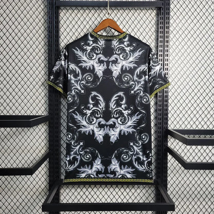 ITALIE 2023 CONCEPT VERSACE NOIR MAILLOT DOMICILE