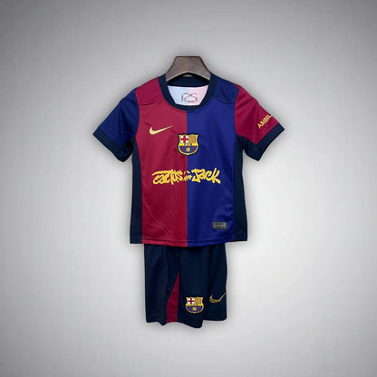 FC Barcelona x Cactus Jack Home Kids Size Kit